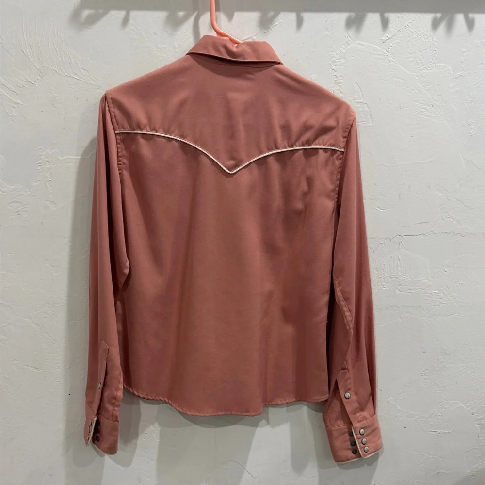 Panhandle Slim Pink Western Shirt - Picture 4 of 5